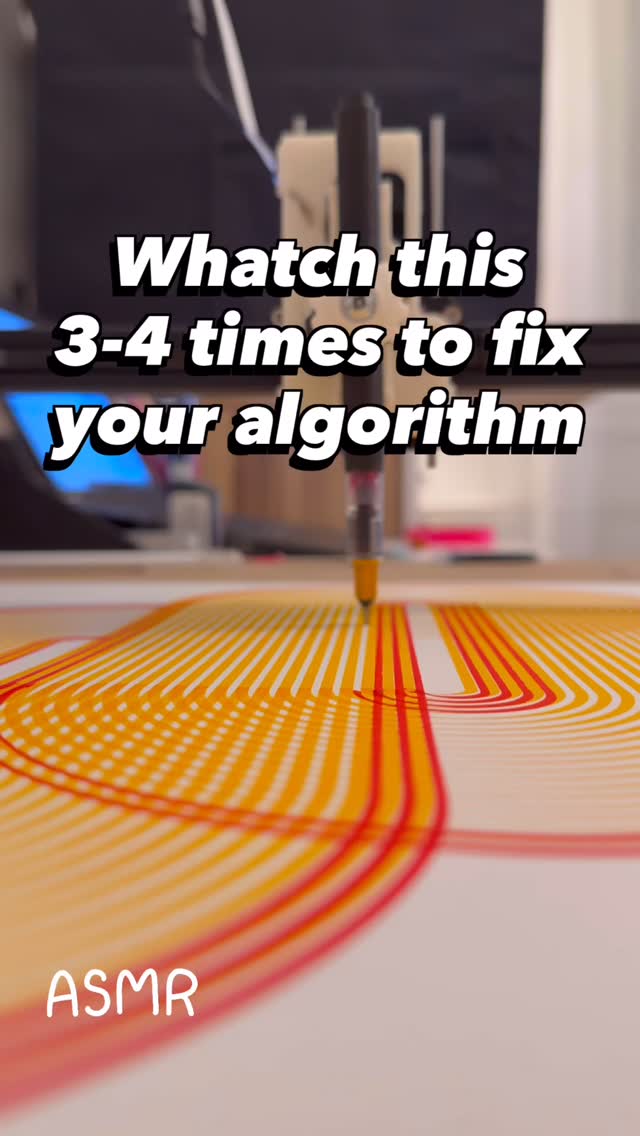 Don’t blink. Watch it again 👀🔥 3-4 timems 👌. 
#penplotterart #generativeart #asmr